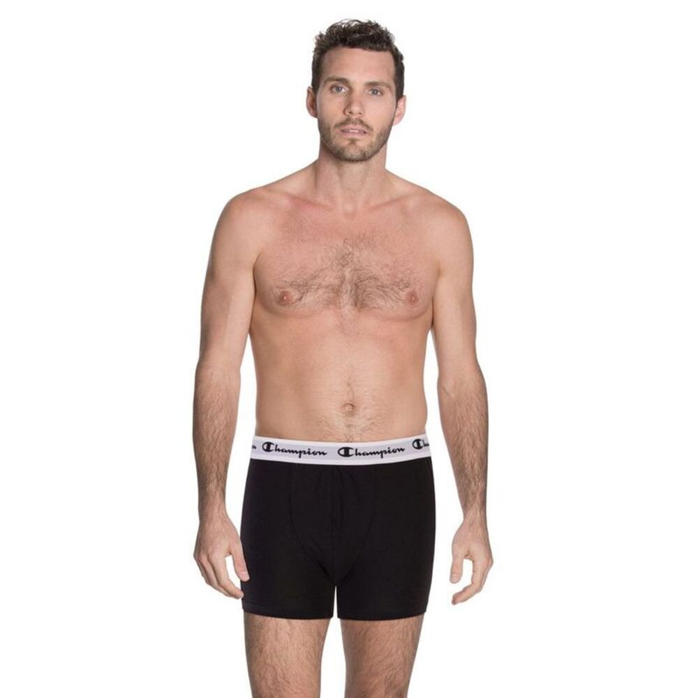 Champion Black Cotton Men's Boxers